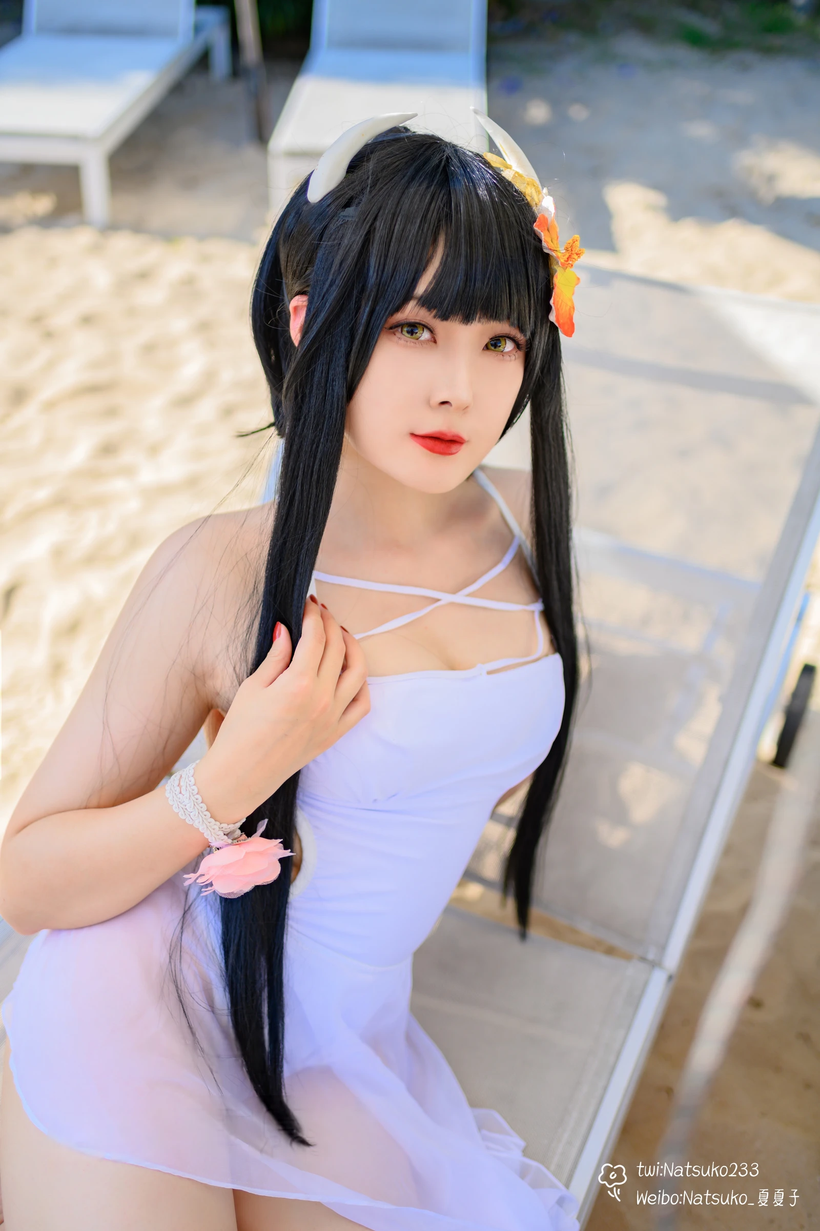 图片[4]-Natsuko夏夏子 碧蓝航线 比叡泳装 55P-COS世界